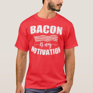 T-shirt Vintage Bacon est ma motivation Ketogénique Diet C