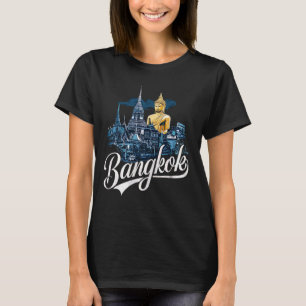 T-shirt Vintage Bangkok City Thaïlande Asie Culture Souven
