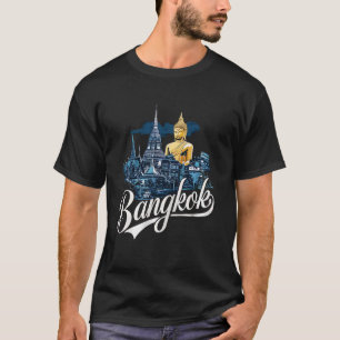 T-shirt Vintage Bangkok City Thaïlande Asie Culture Souven