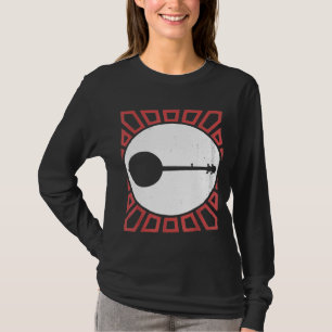 T-shirt Vintage Banjo Player Music Retro 4