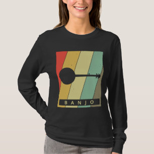 T-shirt Vintage Banjo Player Music Retro 5