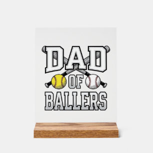 T-shirt vintage baseball softball pour papa de jou