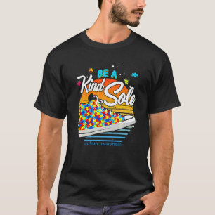 T-shirt Vintage Be A Kind Sole Sensibilisation à l'autisme