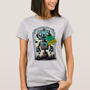 T-shirt vintage Beep Beep Beep Robot Classic