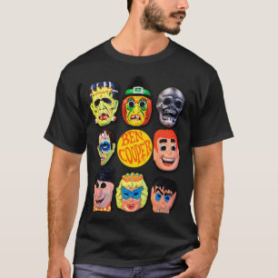 T-shirt Vintage Ben Cooper Masques Halloween Classique
