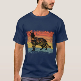 T-shirt Vintage Bengal Cat Animal Gift Idea family