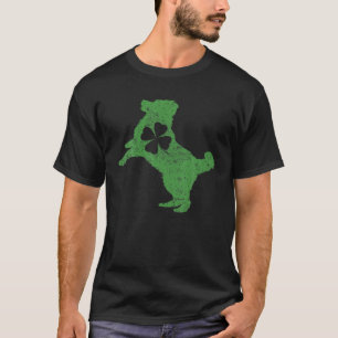 T-shirt Vintage Bernese Mountain Dog Shamrock Heart St Pat