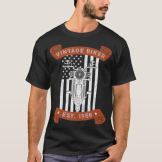 T-shirt Vintage Biker Est