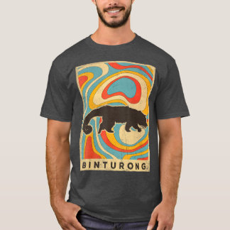 T-shirt Vintage Binturong Lover Animal Retro Style