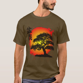 T-shirt Vintage Bonsai Japon Nature