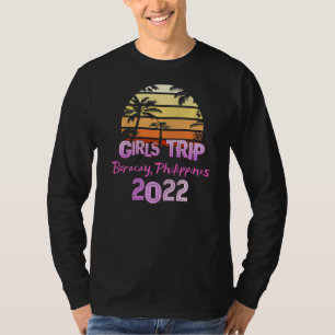 T-shirt Vintage Boracay Philippines All Girls Trip 2022 Sp
