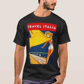 T-shirt Vintage bord de mer italien Travel Italia tourisme