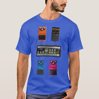 T-shirt Vintage Boss Guitar Pedals Set