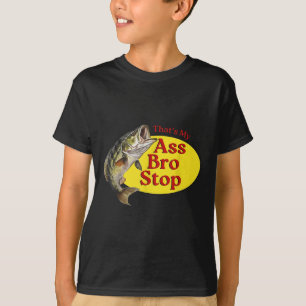 T-shirt Vintage Ça Mon Bro Stop Funny Fishing