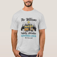 Vintage Camping en famille RV Van Road Trip