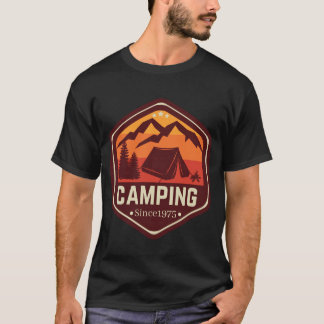 T-shirt vintage camping lover birthday gift girl
