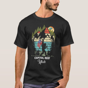 T-shirt Vintage Capitol Reef Randonnée Trail Retro 80s