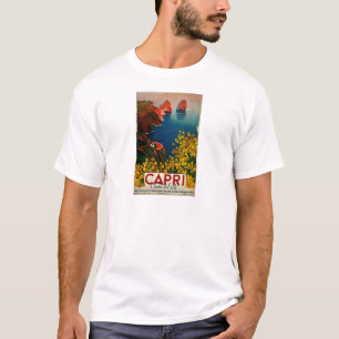 T-shirt Vintage Capri L'Isola del Sole Italie