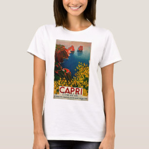 T-shirt Vintage Capri L'Isola del Sole Italie
