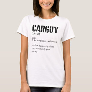 T-shirt Vintage Car Guys Définition Dégâts Ridicules Witty