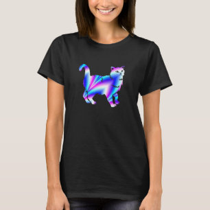 T-shirt Vintage Cat Cool des années 1990 Rétro Vaporwave C