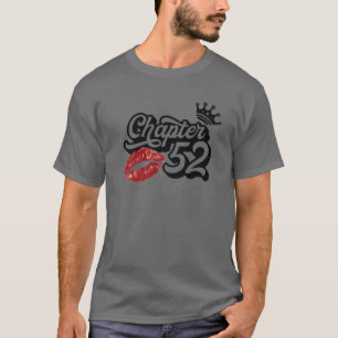 T-shirt Vintage Chapitre 52 Lèvres Classy Joyeux Anniversa