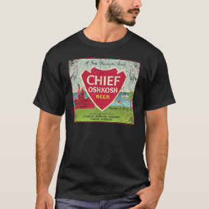 T-shirt Vintage chef Oshkosh Beer Retro Defunct Wisconsin