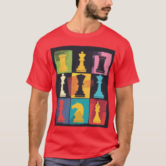 T-shirt Vintage Chess Player Chess tactician master Chess