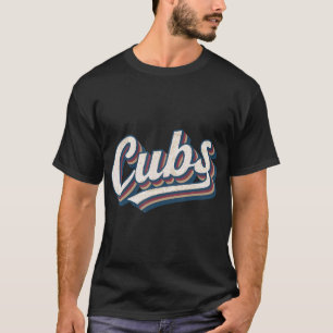 T-shirt Vintage Chicago Nom Throwback Retro Classic