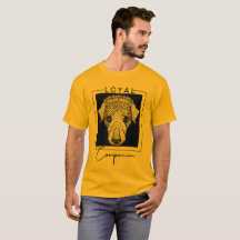 T-shirt vintage Chien Art par Julie de Graag