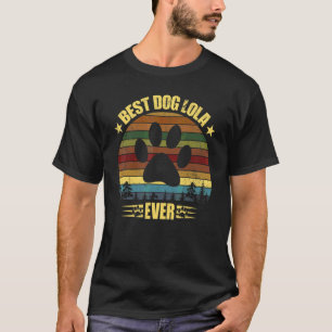 T-shirt Vintage Chien Lola Chien Lola Fête des Mères