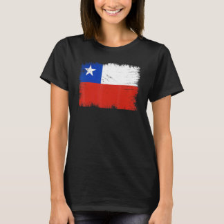 T-shirt Vintage Chile Flag Chilean Independence Day