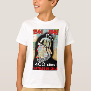T-shirt Vintage Chili Santiago Voyage
