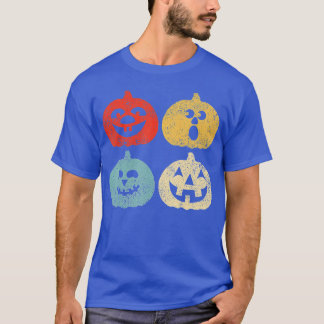 T-shirt Vintage Citrouille Halloween