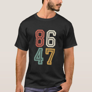 T-shirt Vintage Classic 86 47 Anti Trump 2024 Impeach