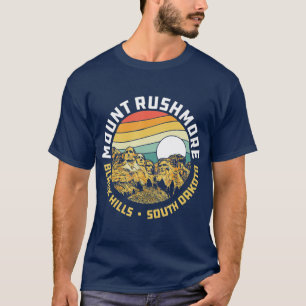 T-shirt Vintage commémoratif national du Mont Rushmore