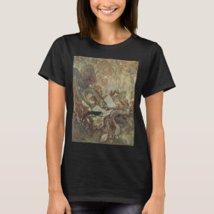 T-shirt Vintage conte de fées, La Sirène par Edmund Dulac