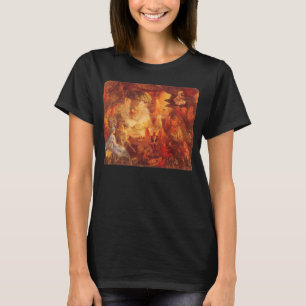 T-shirt Vintage Conte de Fées Le Rouge-gorge Captif par Fi