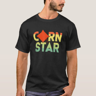 T-shirt Vintage Cornhole Corn Star Bean Bag Toss Gagnant C