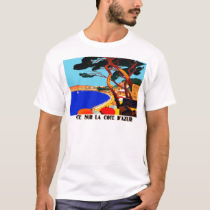 T-shirt Vintage Côte d'Azur Voyage en France