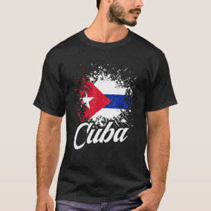 T-shirt Vintage Cuba Flag Pride ADN patriotique Soccer Cub