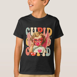 T-shirt Vintage Cud Blowing Bubble Gum Heart Sungles Valen