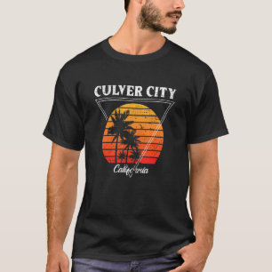 T-shirt Vintage Culver City California Palm Trees CA Retro