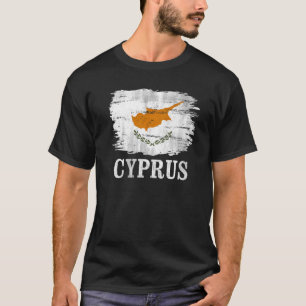 T-shirt Vintage Cyprus Flag For Cypriot