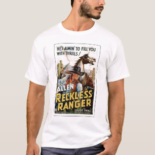 T-shirt vintage d'affiche de film de la garde