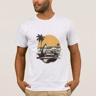 T-shirt Vintage de vacances d'été
