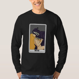 T-shirt Vintage Death Grim Reaper Kiss Tarot Card