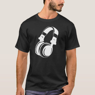 T-shirt vintage d'écouteur (foncé)