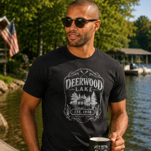 T-Shirt Vintage Deerwood Boathouse
