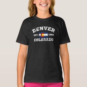 T-shirt Vintage Denver Colorado Retro